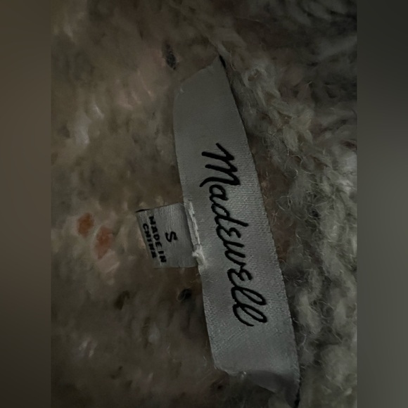 Madewell® Cable-Knit Oversized Sweater LIKE NEW - Picture 3 of 5